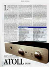 Audio On line haute fidelite : Banc d'essai Atoll Electronique IN100